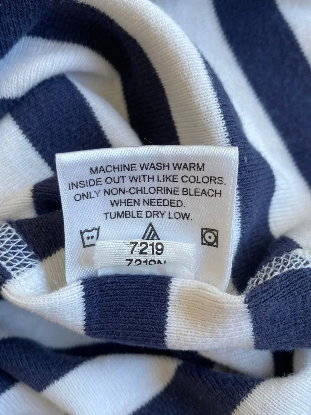 Hanna Andersson Kids Striped Short John Pajama Top Organic Cotton Size 14 160